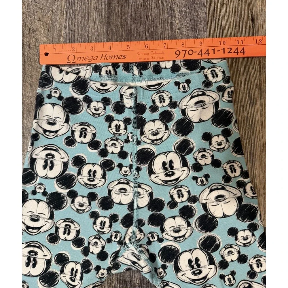 Hanna Andersson Mickey Mouse Pajama Set Kids Size 8 Disney Organic Cotton PJs